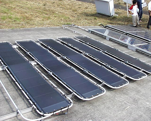 �y��ɐݒu���ꂽPV